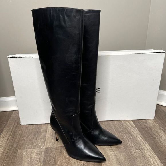 L'AGENCE Lena II Boot in Black EU38.5/ US 8.5 $695 - Picture 10 of 11